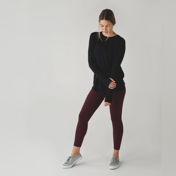 Lululemon Bring It Backbend Sweater Black Size 8 - Picture 13 of 14